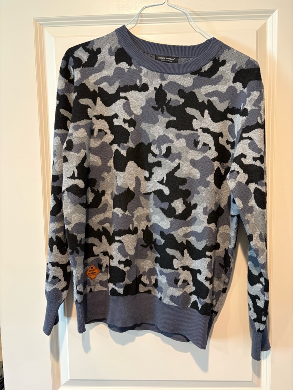 Simply Southern Women's Crewneck Sweater - Gray, Black, Camo